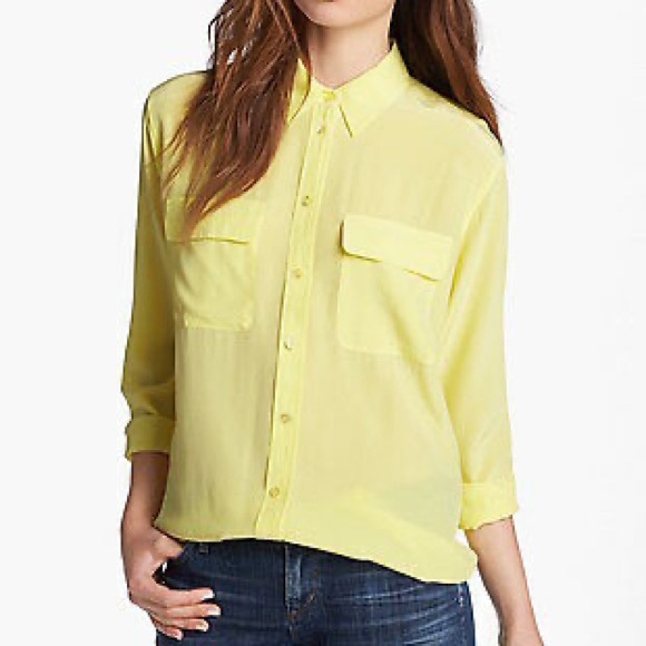 Equipment Tops - Equipment Femme Slim Signature Silk Shirt